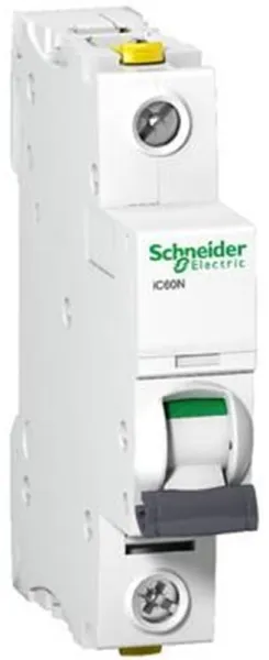 Schneider Electric Acti9 automatsikring ic60n, 1p 13a c, med dobbelt terminal, 18 mm